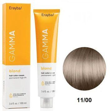 Крем-краска для волос Erayba Gamma Hair Blond Superblond 11/00 (Экстра-блонд натуральный) 100 мл EG 11/00 фото